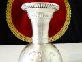 Калаен бокал за вино,ечемик,хмел,орнаменти Art Nouveau. , снимка 2
