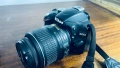 Nikon D3200 две оптики 18-55  Nikor, 55-200Nikor фотоапарат никон, снимка 1