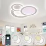 LED Смарт полилей за таван с дистанционно и димиране, 88W, за дневна и спалня, снимка 1