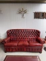 Chesterfield/Честърфилд Класически кожен диван – Бордо, снимка 7