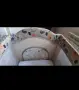 Сгъваема кошара CHIPOLINO BELLA с матрак 120х60 см към нея, снимка 3