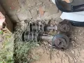 преден амортисьор с главина и диск за  peugeot 206 1.4 hdi 67кс   - цена за брой 20 евро  предварите, снимка 3