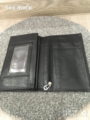 AIGNER Munich портфейл естествена кожа UNISEX, снимка 6 - Портфейли, портмонета - 54981355