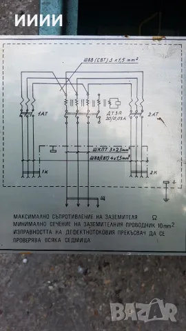 Метално трифазно табло с удължител, снимка 3 - Други стоки за дома - 55644555
