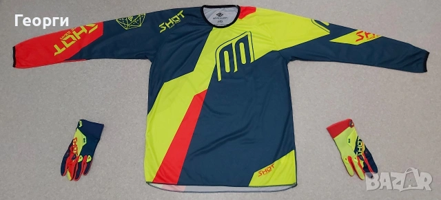 Екип за мотокрос и ръкавици Shot Race Gear M, снимка 9 - Аксесоари и консумативи - 54639934