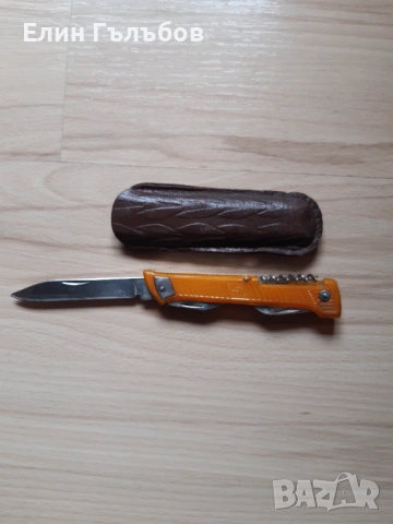 Колекционерско джобно ножче, СССР с много приставки, снимка 8 - Колекции - 54038436