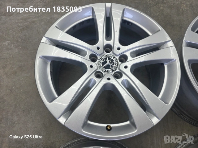 Лети джанти 17ки 5х112 Mercedes, снимка 4 - Гуми и джанти - 54825673