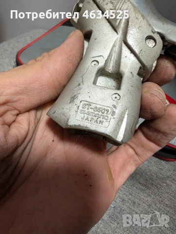 Ретро Шосейна Дясна Команда Shimano Ultegra 6500, 9 скорости - Неработеща, снимка 4 - Части за велосипеди - 54587906