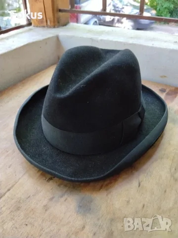 Старо английско мъжко бомбе "Henry Stanley" шапка цилиндър