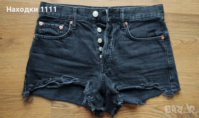 Къси панталонки MANGO + кроп топ, размер 34 XS, перфектни, снимка 2 - Къси панталони и бермуди - 54371901