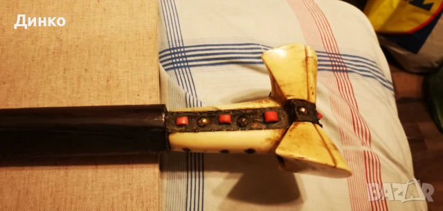 Османски ятаган  19век оригинал. , снимка 3 - Антикварни и старинни предмети - 54284446
