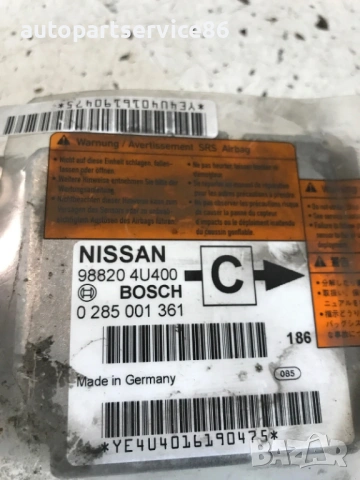 Блок за управление ECU за Nissan Almera Tino 2.2 DI (2003) 98820-4U400 0285001361, снимка 2 - Части - 54341012
