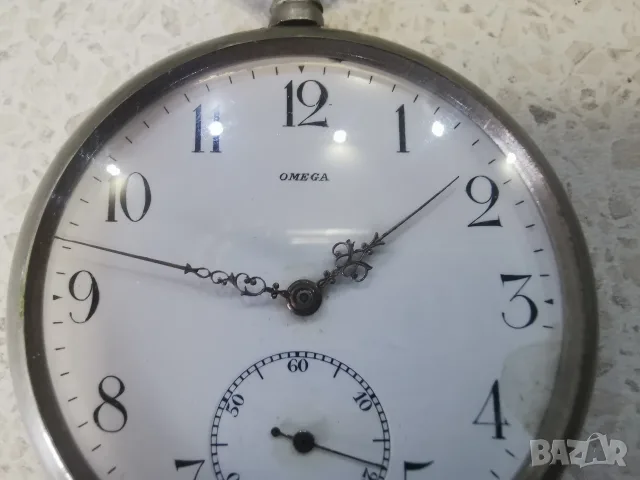 ГОЛЯМА OMEGA С ВЛАК , снимка 3 - Антикварни и старинни предмети - 55383508