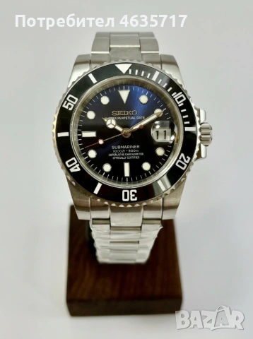Нови часовници Yacht-Master (Seiko custom mod), снимка 5 - Мъжки - 54762462