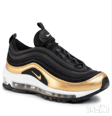 Nike Air Max 97 GS Kids Black/Metallic Gold номер 36 оригинални маратонки 