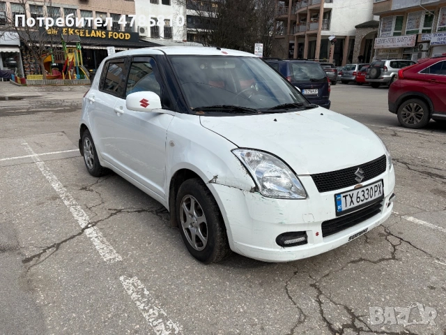 Сузуки Суифт 2005 Бял с АГУ, снимка 14 - Автомобили и джипове - 54073355