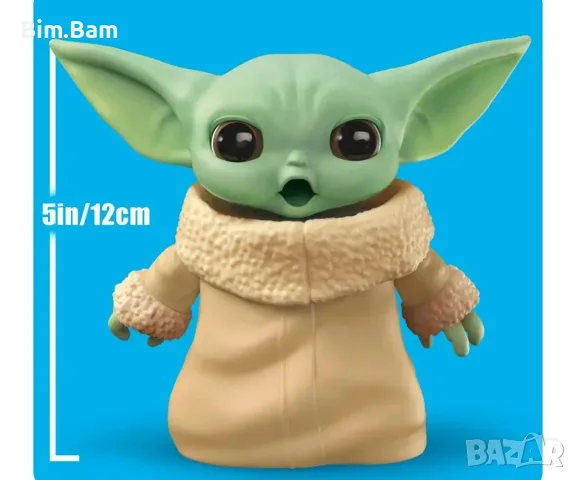 Оригинална фигурка Бебе Йода Star Wars Mixin Moods Grogu- Мандалориан: Бебе Йода, снимка 8 - Фигурки - 55394215