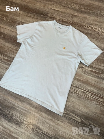 Оригинална мъжка тениска Carhartt Chase T-Shirt размер Л, снимка 2 - Тениски - 55048627