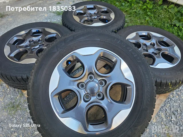 Лети джанти 16ки 5х110 Jeep + зимни гуми 215/65/16 Falken