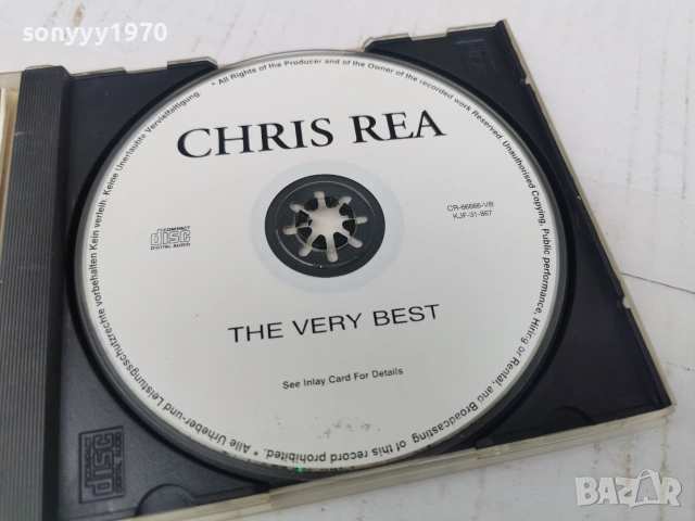 CHRIS REA CD 0707261140H2E7R, снимка 6 - CD дискове - 55185011