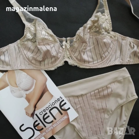 Selene 100-105 C,85-100 D,75-95 E,75-95 F,75-90 G 3цвята испански сутиен мека чашка меки сутиени, снимка 15 - Бельо - 21903522