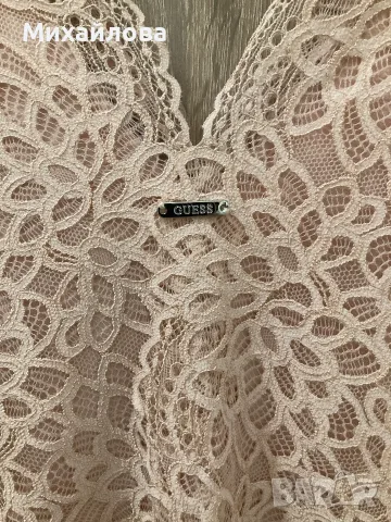 Дантелено боди на Guess, ново с етикет, снимка 5 - Корсети, бюстиета, топове - 55575823
