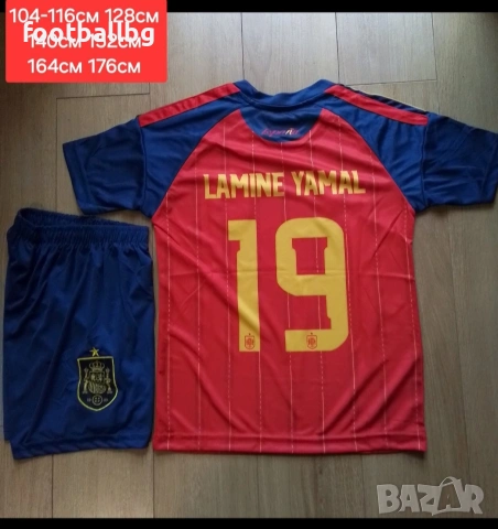YAMAL 19 ❤️⚽️ детско юношески футболни екипи 🇪🇸 SPAIN 🇪🇸 НОВО 2026-27 година , снимка 8 - Футбол - 28093417