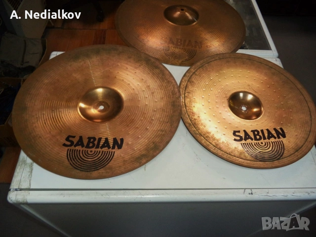 2 Cymbal Sabian 16'' & 18'', снимка 3 - Ударни инструменти - 54437944
