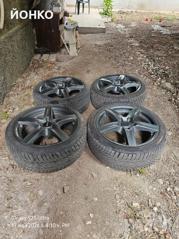Алуминиеви джанти с гуми, снимка 2 - Гуми и джанти - 54583035