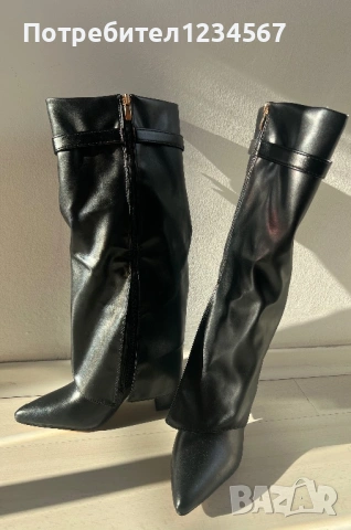 Чисто нови ботуши 35 номер, снимка 2 - Дамски ботуши - 54102664