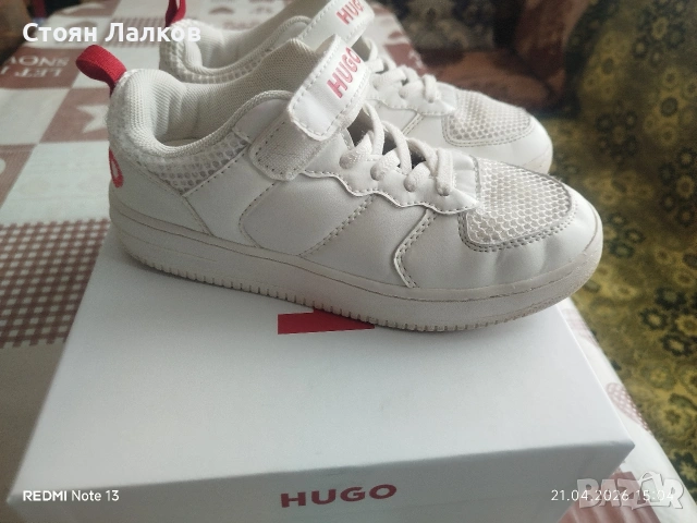 Детски кецове на Hugo boss , снимка 5 - Детски маратонки - 54244778