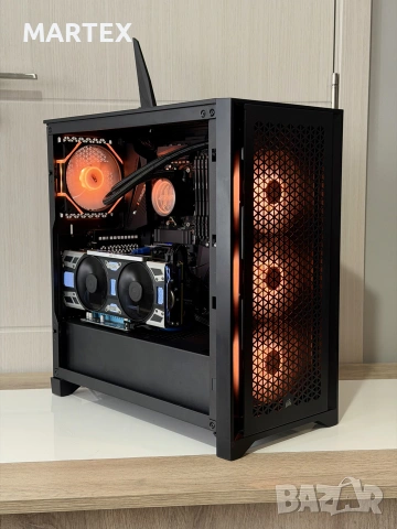 Геймърски компютър Ryzen 5 5600x, GTX 1080, 32GB, водно охлаждане