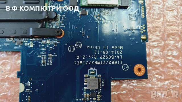 дънна платка Lenovo/Compal ZIWB2/ZIWB3/ZIWE1 LA-B092P Rev. 2.0, снимка 3 - Части за лаптопи - 55250017
