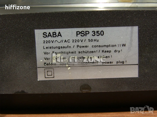 Грамофон Saba psp-350 /1, снимка 13 - Грамофони - 54796996