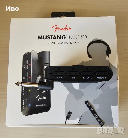 Fender Mustang Micro , снимка 3 - Китари - 54810880