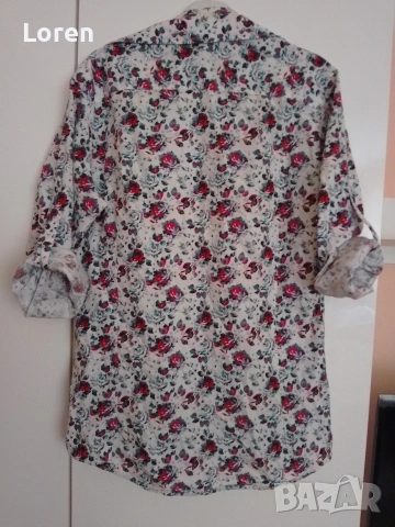 *🌹Lazarini*🌹Дамска🌹памучна флорална риза , снимка 5 - Ризи - 54650416