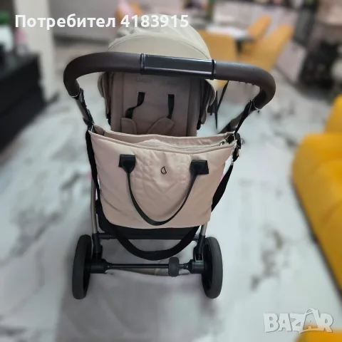 FLUX BEIGE Бебешка количка 2 в 1, снимка 6 - За бебешки колички - 55304997