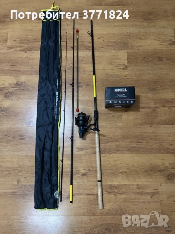 Продавам комплект:

Formax Shadow Feeder 3.90 м

Mitchell Avocet R Black Edition 6500FS, снимка 3 - Въдици - 55167048