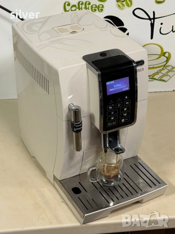 Кафемашина кафе автомат delonghi dinamica с гаранция, снимка 8 - Кафемашини - 54842620