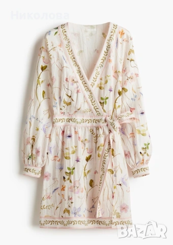 Дамска рокля с прехвърляне H&M