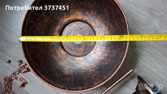 Лампа в рустикален стил, снимка 7 - Лампи за таван - 55227642