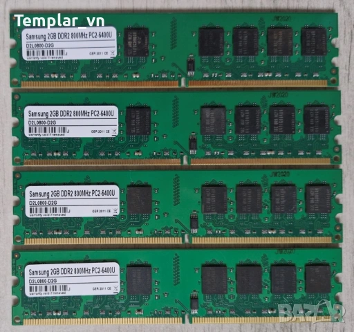 SAMSUNG 4x2 DDR2 800 // OCZ Reaper 2gb 1066