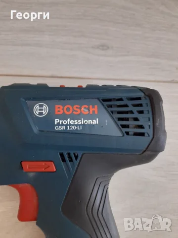 BOSCH GSB 120-LI винтоверт за ремонт/части, снимка 4 - Винтоверти - 55682929