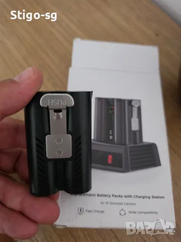 Съвместима батерия за видеозвънец Ring Doorbell (Модел VG-RC001X), снимка 2 - Друга електроника - 55641764