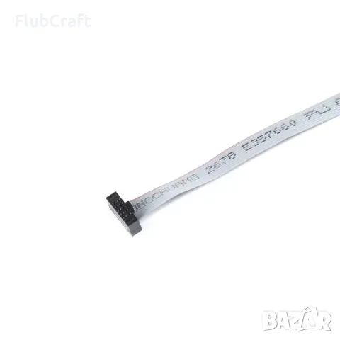 10P 20 см Лентов Кабел с Конектор 1.27MM JTAG / ISP
