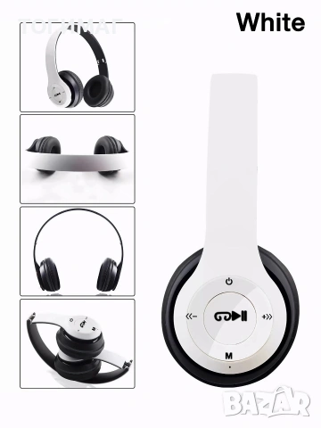 Безжични Bluetooth слушалки P47 Wireless, снимка 2 - Слушалки и портативни колонки - 55023696