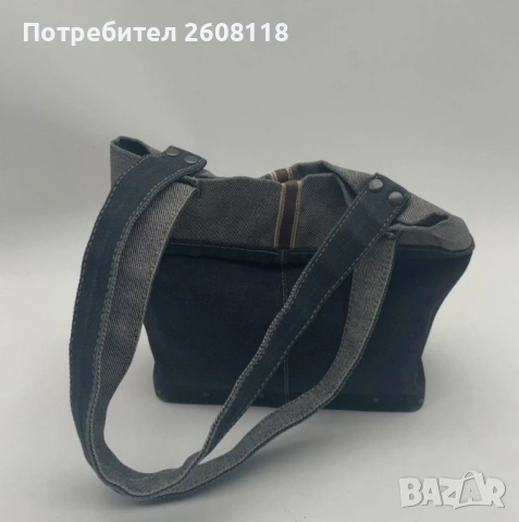 Чанта Levi's от деним с двойни презрамки – тип тоут , снимка 6 - Чанти - 54687226