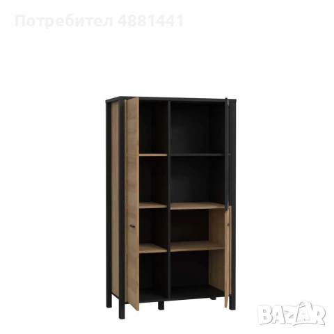 Комплект мебели High Rock (AIKO) – ТВ шкаф + комод + витрина + ПОДАРЪК холна маса | 400 €, снимка 10 - Секции и витрини - 55233548