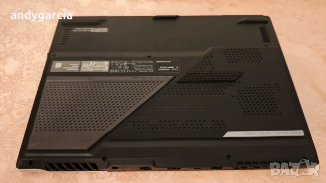 NVIDIA RTX 3080 8GB/AMD Ryzen 7 5800H/16GB RAM/1TB NVMe/15.6 FHD IPS 300hz/Asus ROG Strix SCAR G533, снимка 6 - Лаптопи за игри - 54195883