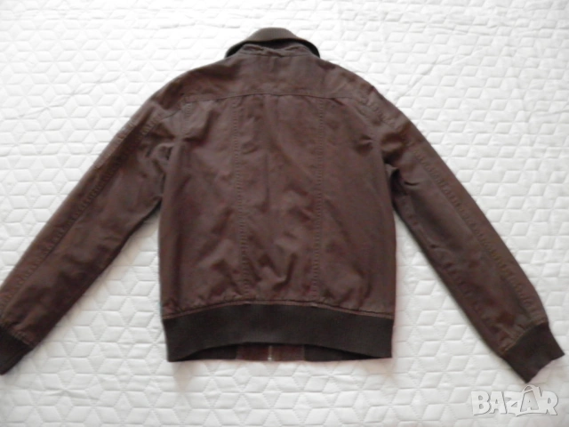 Дамско яке от кафяв деним L, снимка 2 - Якета - 54312937